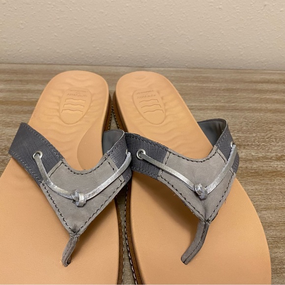 Sperry Waveside Plushwave Thong with Leather Upper Women’s 10 - Picture 2 of 9